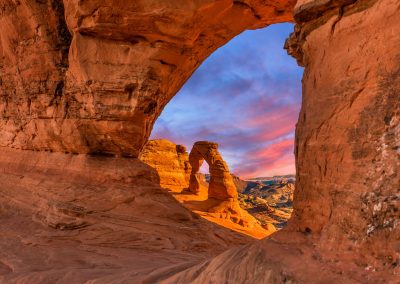 Moab Rainbow Arch Through Hole Arch